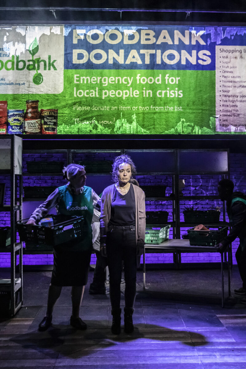 Bryony Corrigan and Janine Leigh in I, Daniel Blake at Northern Stage - Pamela Raith